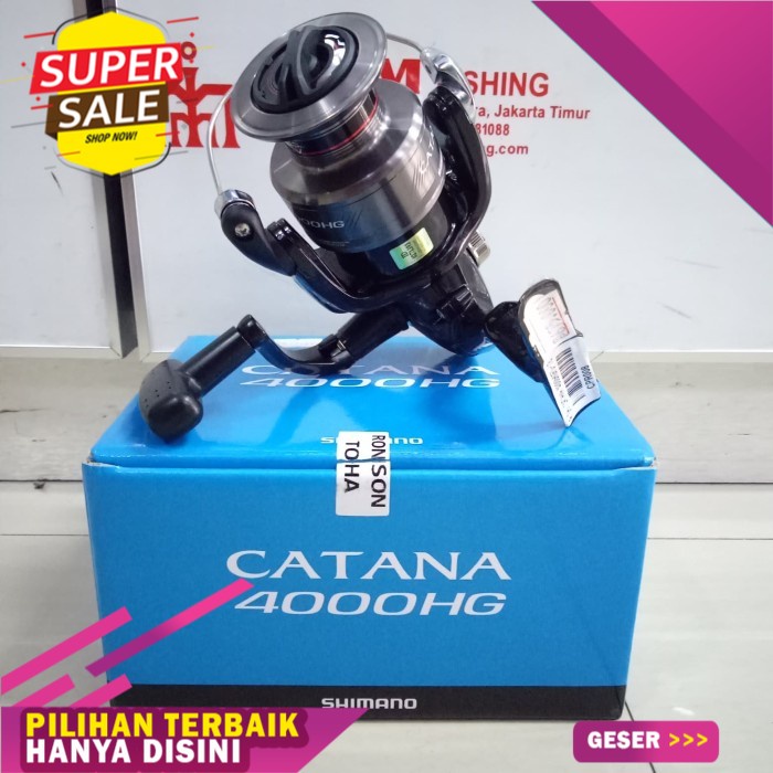 *Promo Murah* Reel shimano catana 4000 HGFD (18)