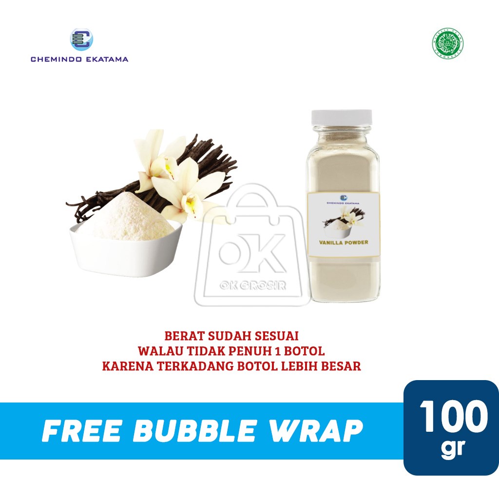 

Vanilla Powder / Bubuk Vanili (Botol 100gr)