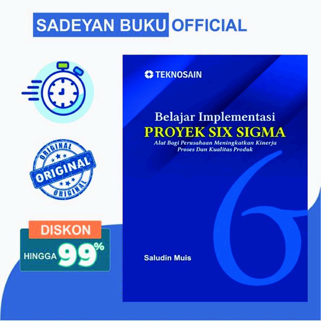 Jual Belajar Implementasi Proyek Six Sigma; Alat Bagi Perusahaan ...