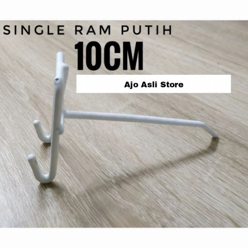 Gantungan Aksesoris Hook Ram kawat 10cm Tebal