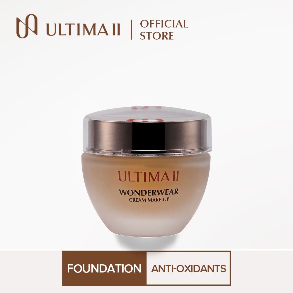 ULTIMA II Wonderwear Cream Makeup 50 ml - Foundation Cream Matte Finish Tahan 18 Jam