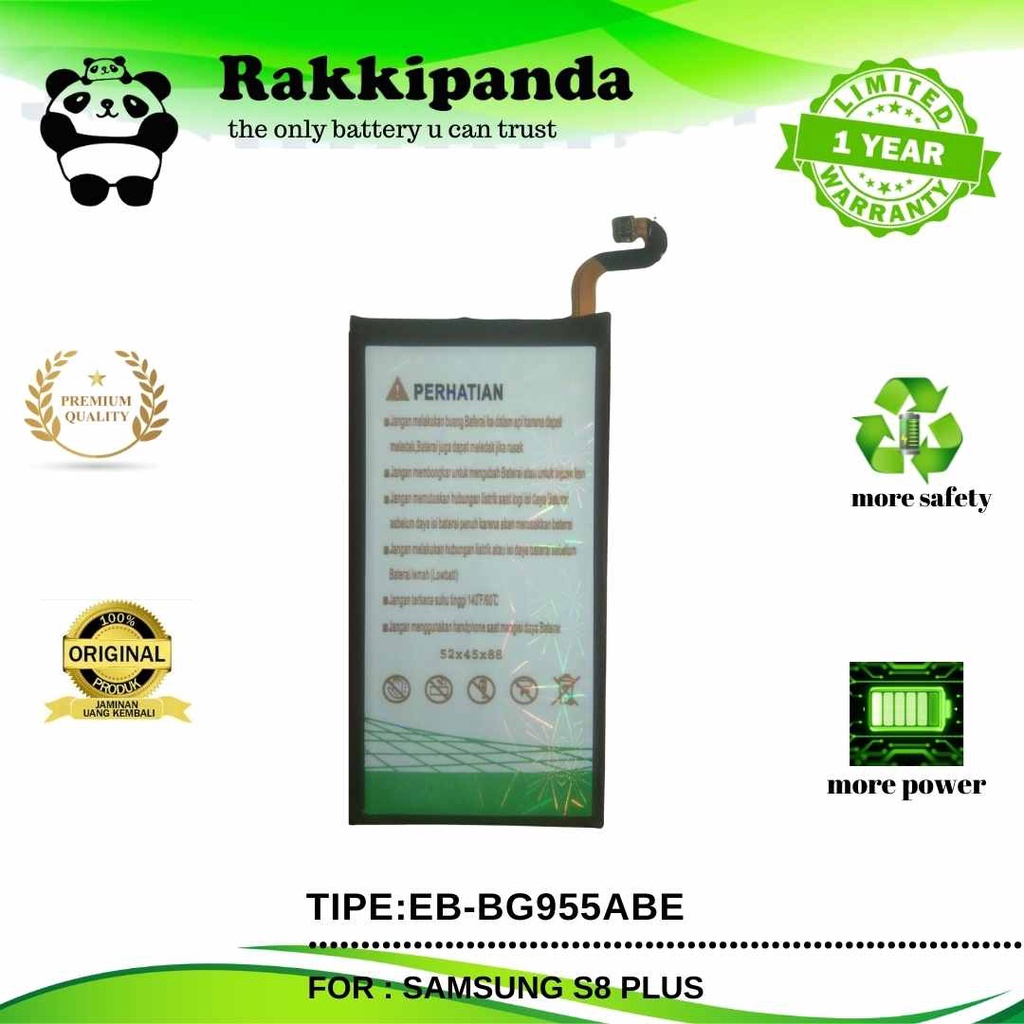 R/K- RakkiPanda - EB-BG955ABE G955 Samsung S8 Plus Batre Batrai Baterai