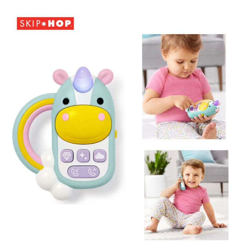 Skip Hop Zoo Unicorn Phone Mainan Sensori Anak