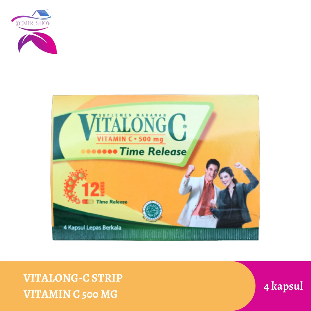 Vitalong C 500mg Strip / Suplemen Daya Tahan Tubuh