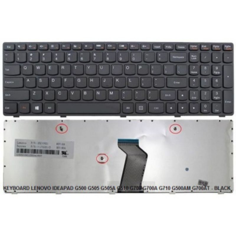 Keyboard Laptop Lenovo G500 G505 G510 G700 G710 di kirim instan