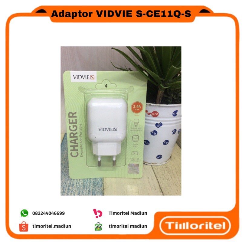 ADAPTOR CHARGER VIDVIE S-CE11Q-S white