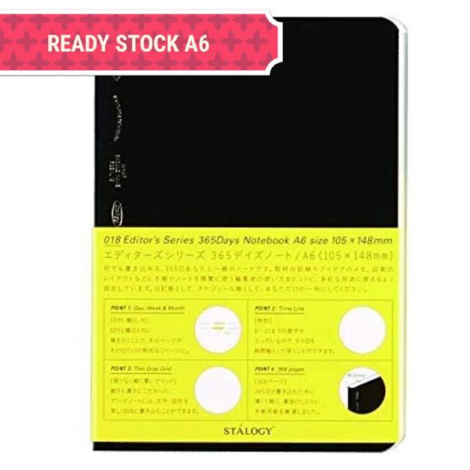 

Promo STALOGY 365 ori Japan utk Bullet Journal, Planner Diary, Agenda Ready COD