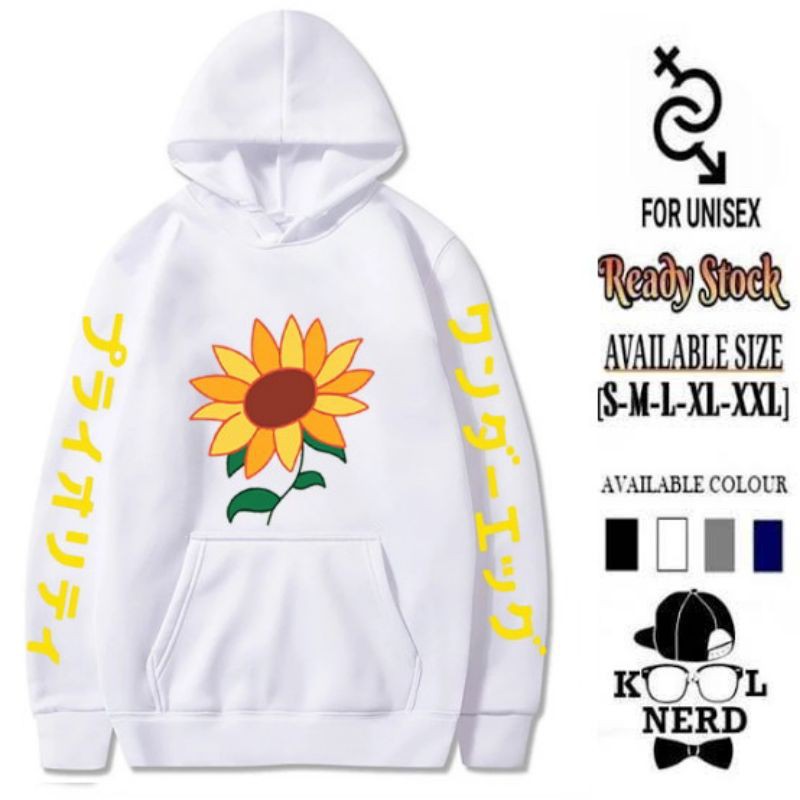 SUN FLOWER ANIME HOODIE WONDER EGG PRIORITY AI OHTO KEREN