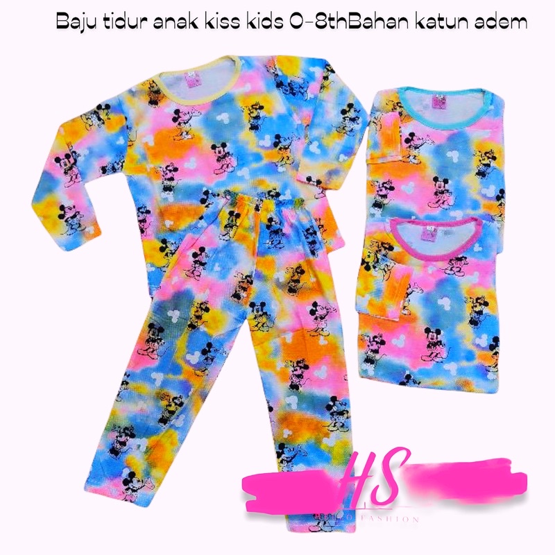 STELAN ANAK PP SANTAI MOTIF MICK TIEDIE/SET ANAK TIDUR/SET ANAK BAHAN ADEM