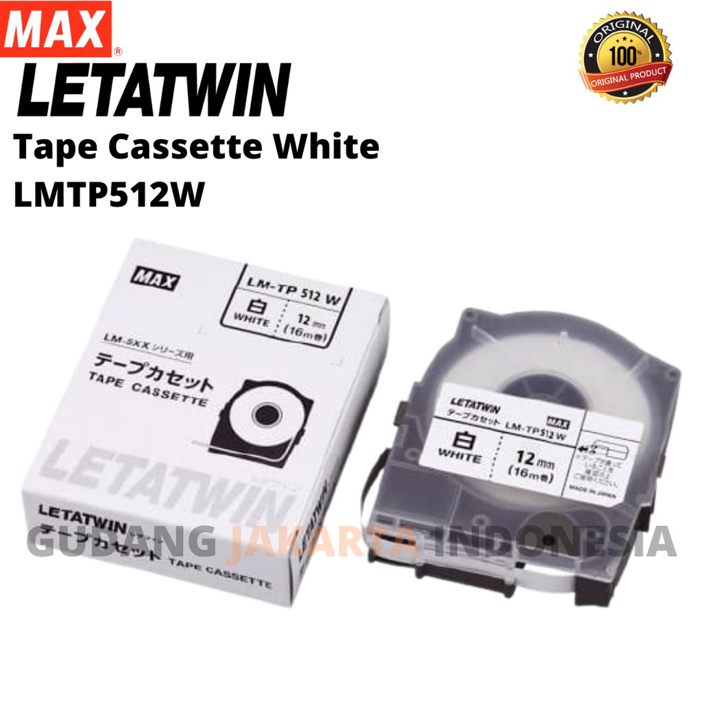 

Letatwin Max Tape Label LM-TP512W white