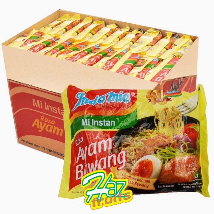 

Indomie Mie Instan Rasa Ayam Bawang - 1 Dus / Karton