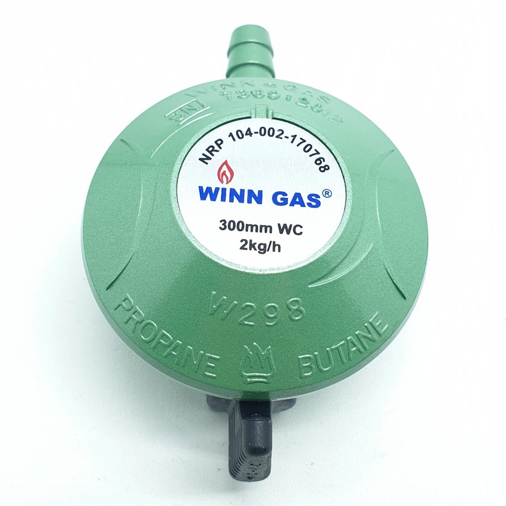 Regulator Gas Elpiji LPG Winn Gas W-298NM Tanpa Meter Tekanan Rendah / Regulator Kompor Gas