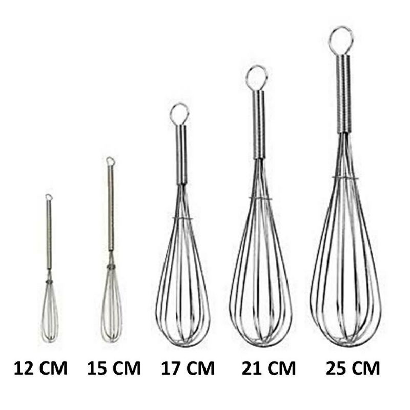 ~ PIYOSHI08 ~ Mini Balloon Whisk Pengocok Telur / Manual Hand Mixer Egg Batter PD103