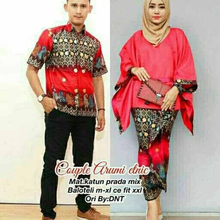  Couple  Batik  Rok Lilit Jumbo Baju  Batik  Couple  Keluarga  