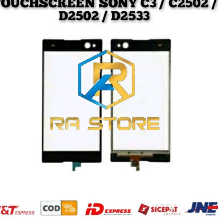 Big Promo |
AnZ Touchscreen Sony C3 / C2502 / D2502 / D2533 Touch Screen Layar sentuh Ts TC Original