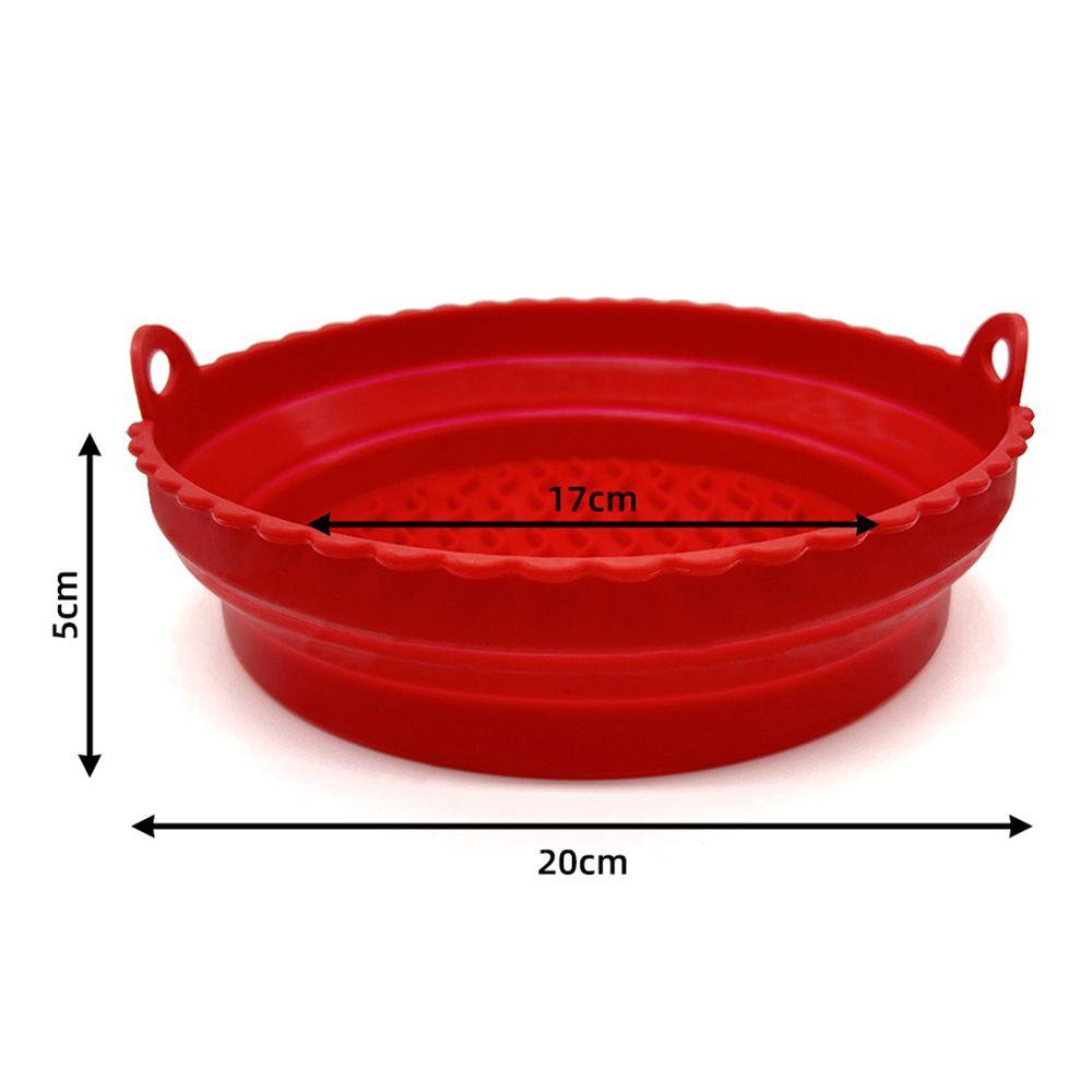 Top Foldable Silicone Pot Grill Pot Tray Masak Reusable Pizza Plate Baking Basket