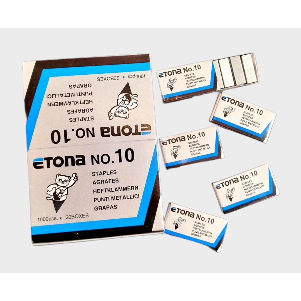 

Isi Staples Etona Kecil / No.10 / 10.1m (1 slop=20pcs)