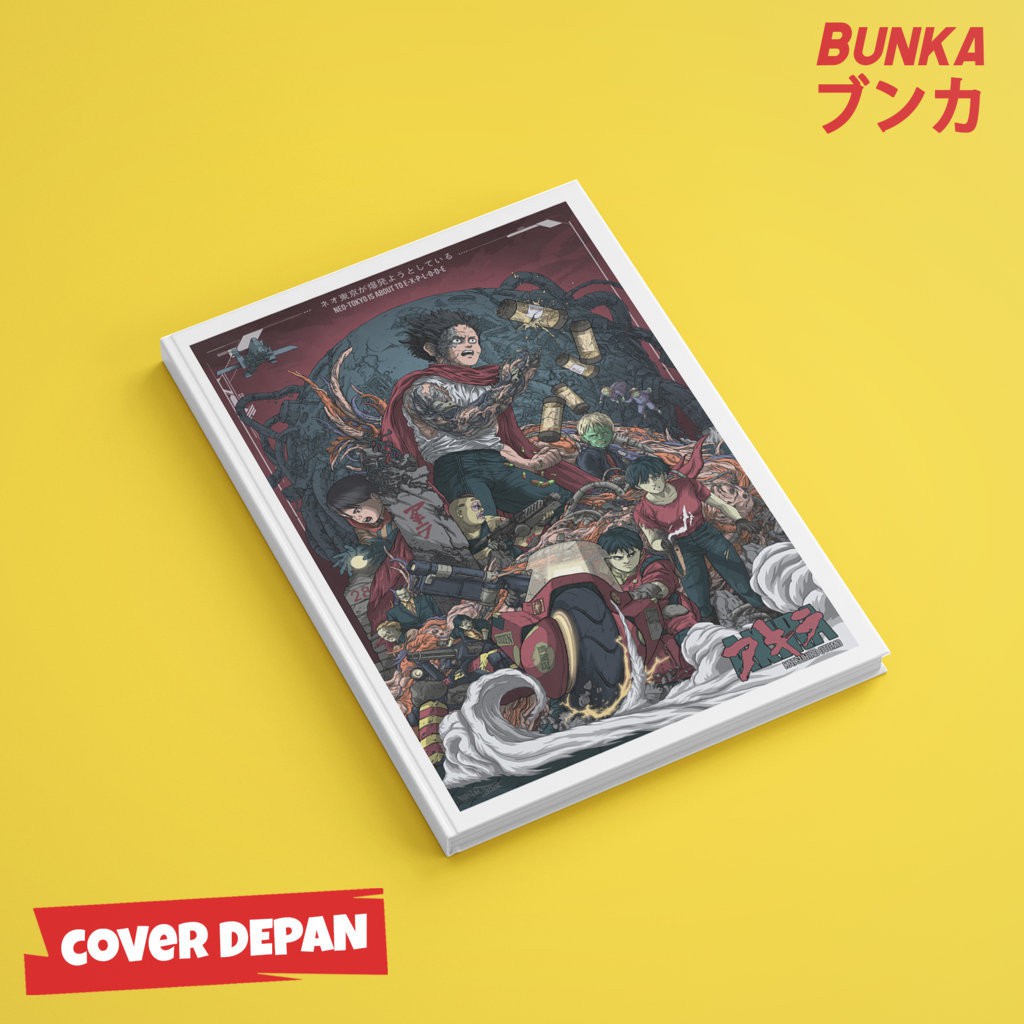 

Notebook Anime Akira 2A Hardcover A5 Buku Tulis Catatan Note Agenda Planner Jurnal