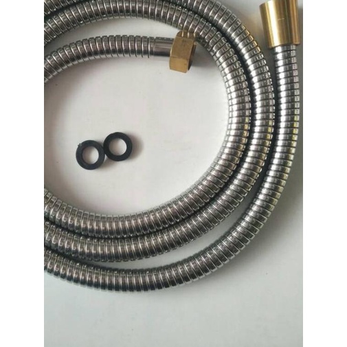 ✭ selang shower stenlis drat kuningan ➧