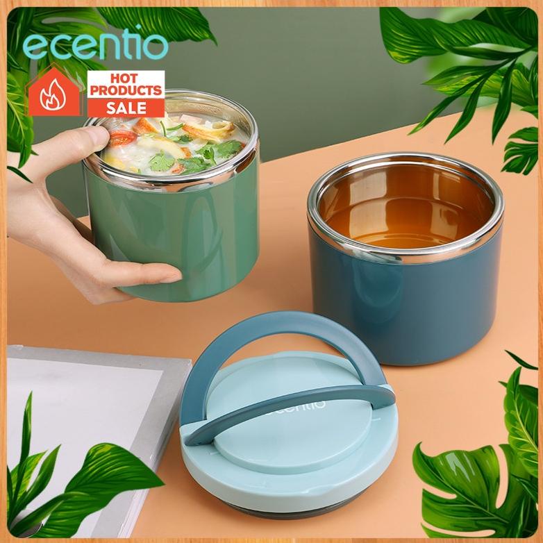 FOODI 630ML/1L TERMOS MINI/WADAH ES BUAH/CANGKIR MANGKOK ANTI BOCOR/TERMOS SUP TAHAN PANAS BEKAL/TER