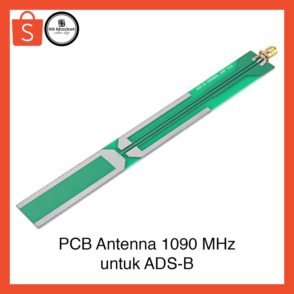 Jual ADS-B 1090 MHz PCB Antenna 1090mhz ADS B ATC Air Traffic ...