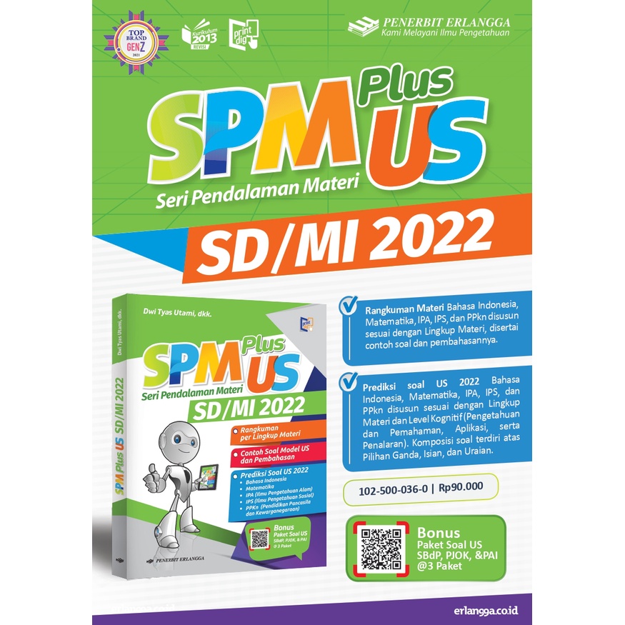PERSIAPAN UJIAN KELAS 6 (SPM PLUS US SD/MI 2022 (FREE KUNCI JAWABAN)