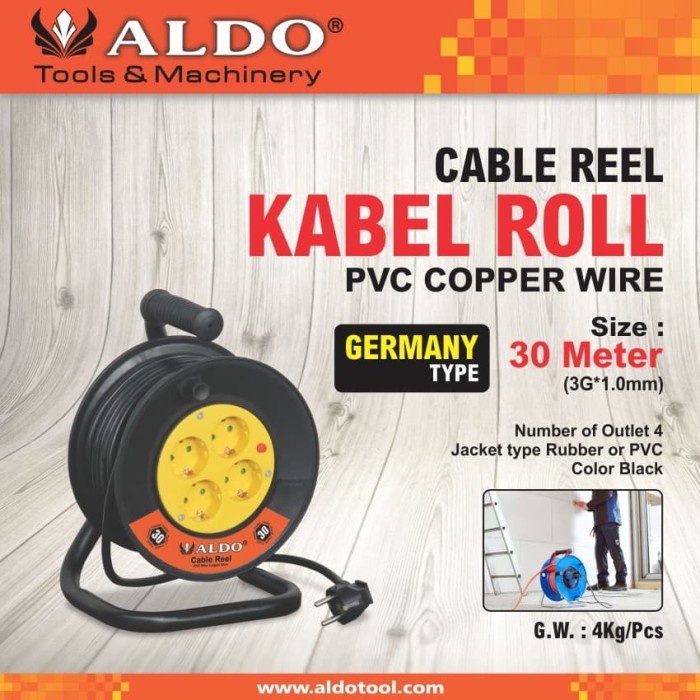 Kabel Roll - Kabel Roll 30 Meter Aldo