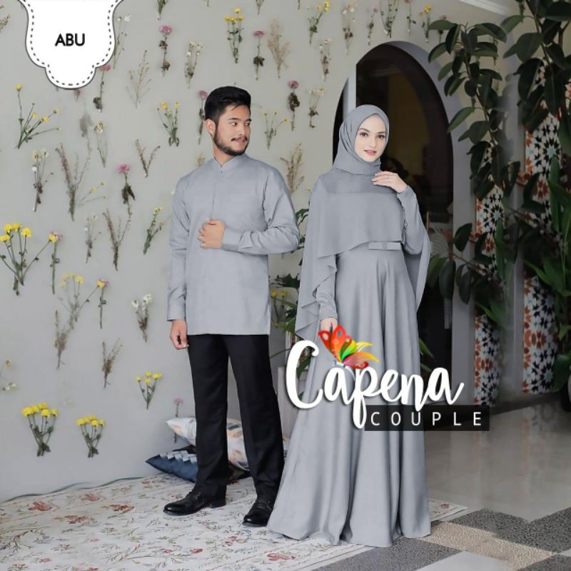 CP CAPENA COUPLE, PASANGAN, MOSCREPE, GAMIS, HIJAB, MUSLIM