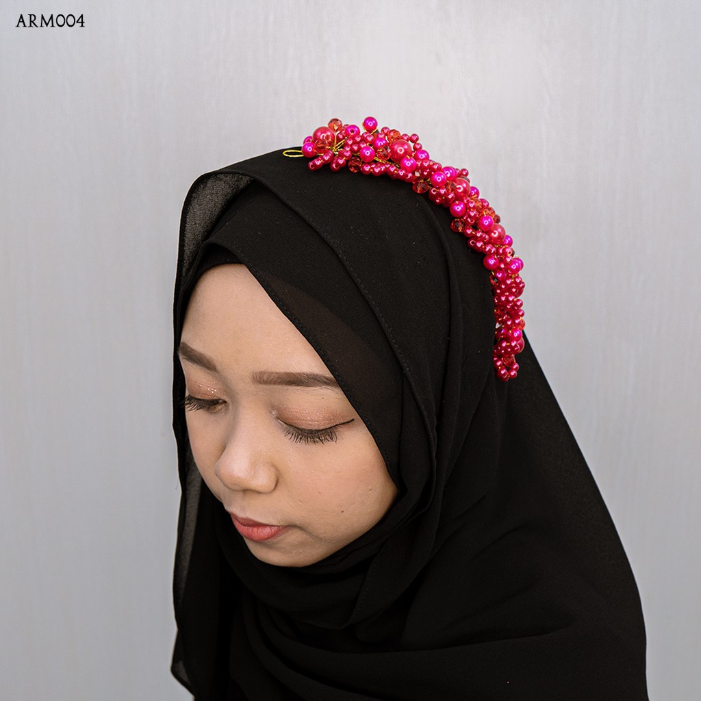 [READY STOCK] CROWN WEDDING HIJAB AKSESORIS BRIDAL PENGANTIN MODERN ARM004