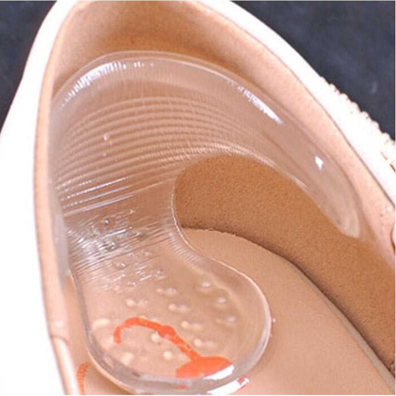 Silikon Gel Pelindung Tumit Kaki Shoe Cushion / Pelindung Tumit Tebal Anti Lelah Tumit Pecah Kering Plantar Facitis / Insole Silikon Tumit Elastis / Bantalan Pelindung Tumit Kaki Silikon Gel Sepatu Wanita Pria / Pengganjal Sepatu Murah Original