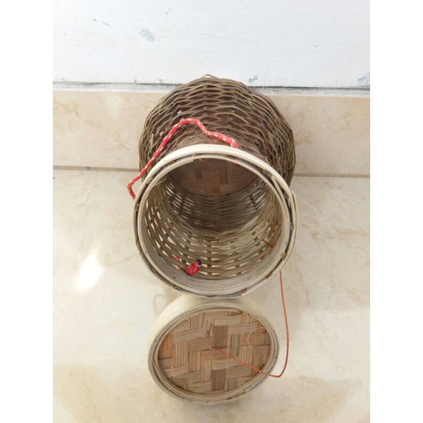 Korang Kepis Bambu Wadah Ikan Wader Uceng Ikan Micro