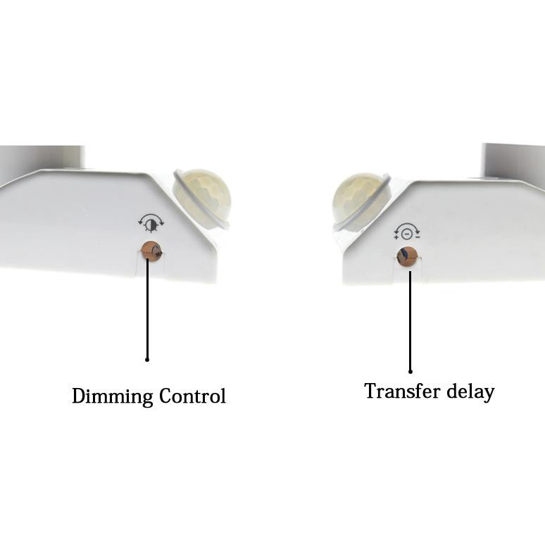 GS8 Fitting Lampu Bohlam Socket E27 dengan Infrared Motion Sensor 25W Mayitr Zd1309 White