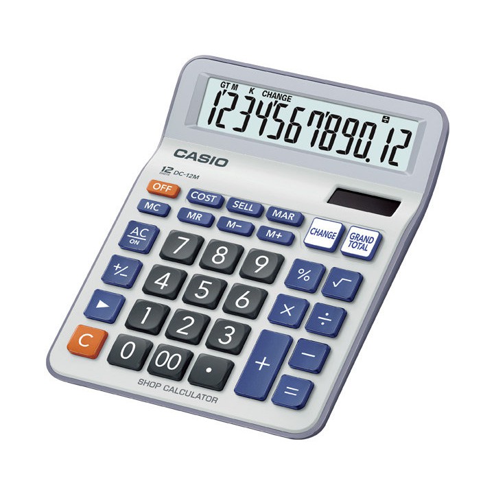 

Kalkulator Calculator Casio DC-12M DC-12 DC 12 M - Desktop 12 Digit