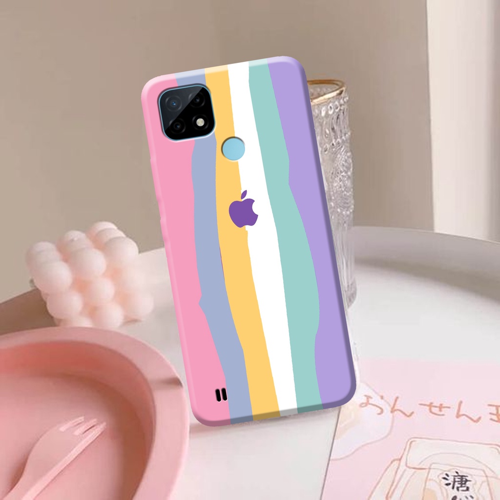 #911 Realme C21y/C25y (Typelainviachat)  Case rainbow Cute#210