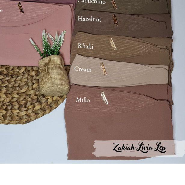 ✶ Jilbab Khimar Instan Syari Livia Lancip Ori Zakiah ⅍