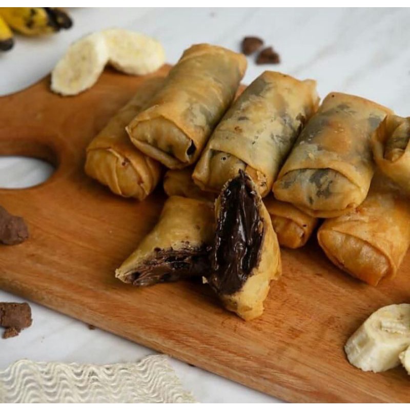 

piscok pisang coklat lumerrr
