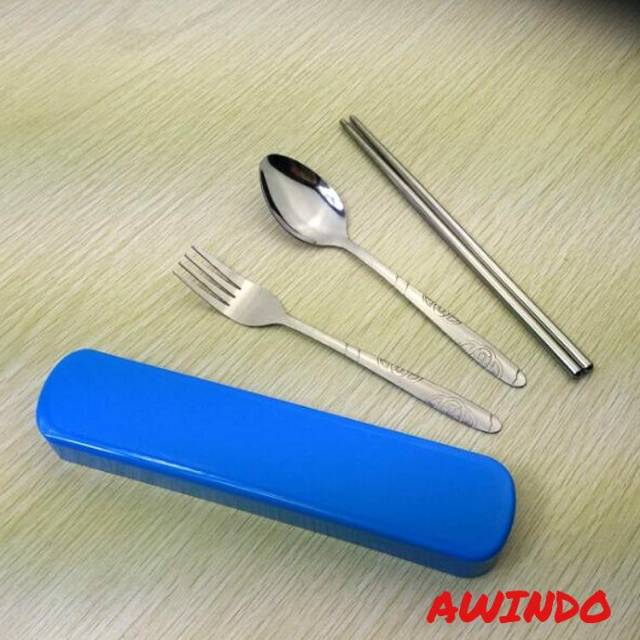 TERMURAH PAKET SET ALAT MAKAN SENDOK GARPU STAINLESS STEEL SPOON FORK SET