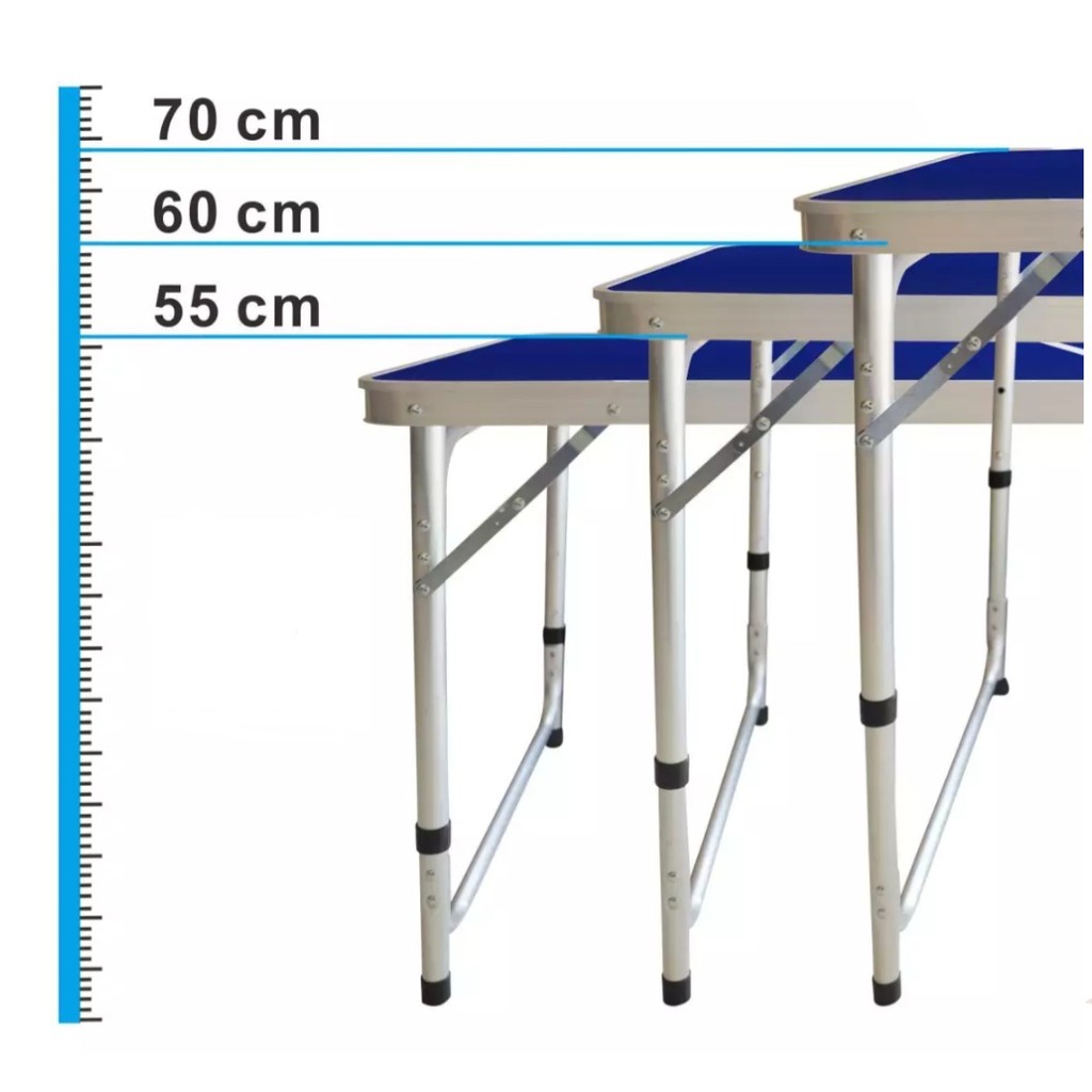 Barnik88 Meja Lipat Koper Dan 2 Kursi Meja Piknik Camping DLL Meja Lipat Portable Serbaguna TERMURAH BISA COD