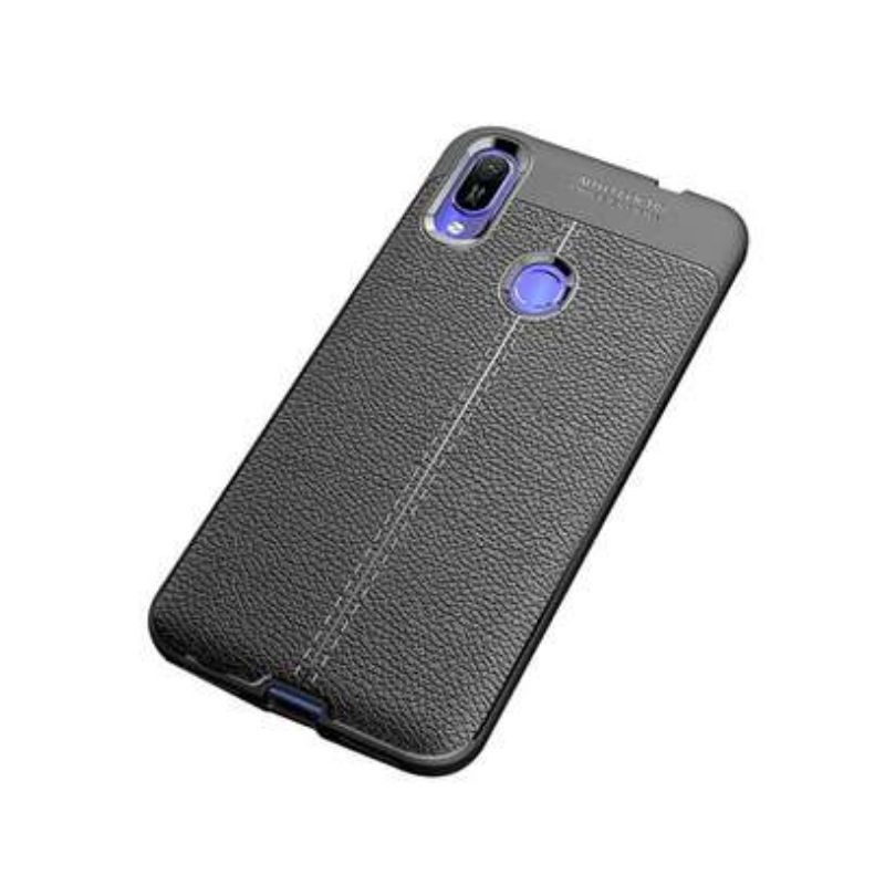 HUAWEI Y7 PRIME 2019 Y7 PRO 2019 AUTO FOCUS SOFTCASE LEATHER CASE KULIT JERUK