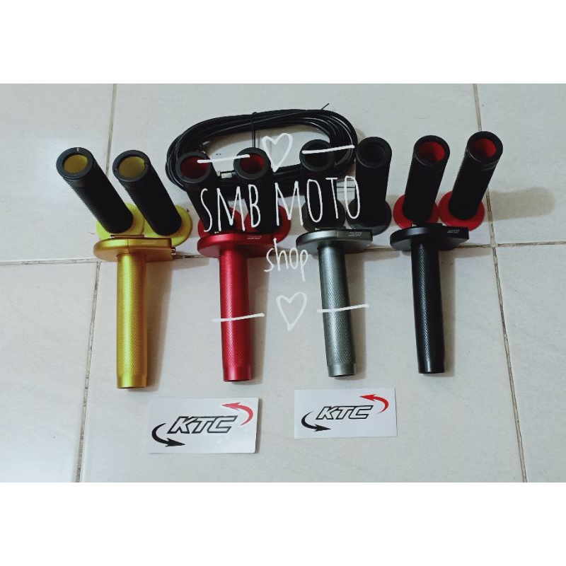 Gas spontan KTC kabel 2 NMAX PCX AEROX VARIO  GAS SPONTAN 2 KABEL KTC RARING