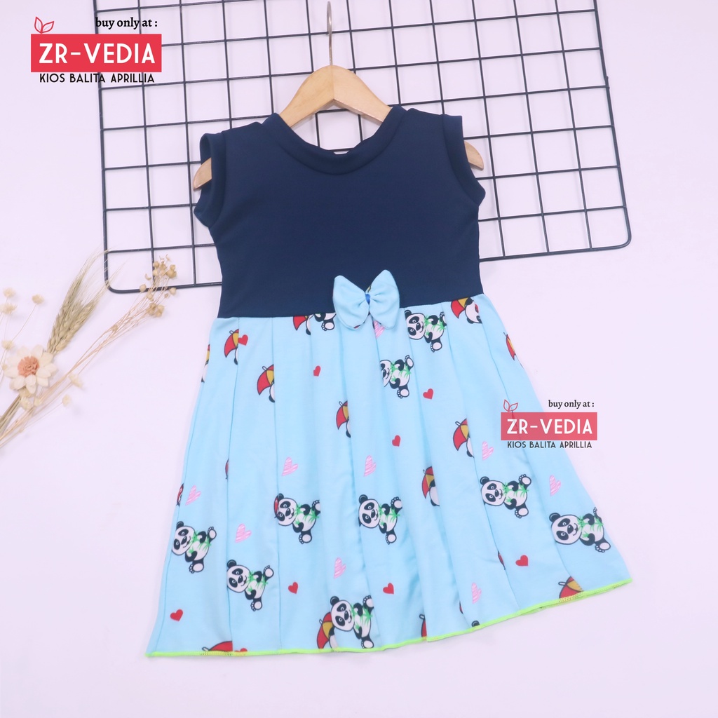 Dress Lala uk 3-4 Tahun TYPE C / Dress Anak Perempuan Murah Baju Anak Batik Casual Motif Lucu Grosir