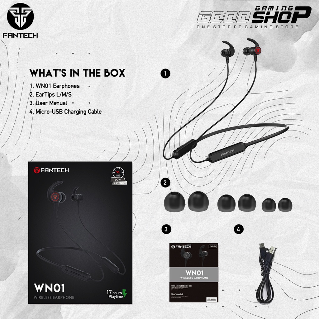 Fantech WN01 Wireless - Gaming Earphone