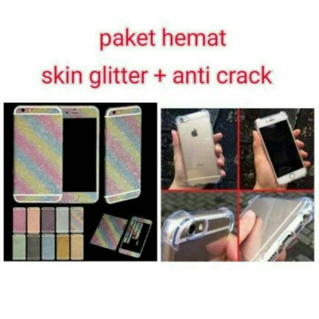 

ANTI CRACK ACRYLIC + STIKER GLITTER