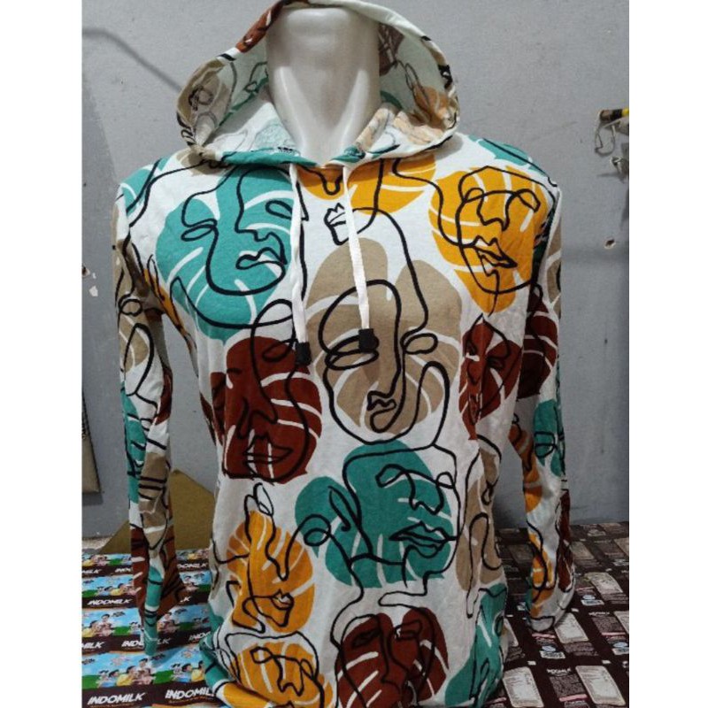 kaos hodie picaso lengan panjang size S-5XL