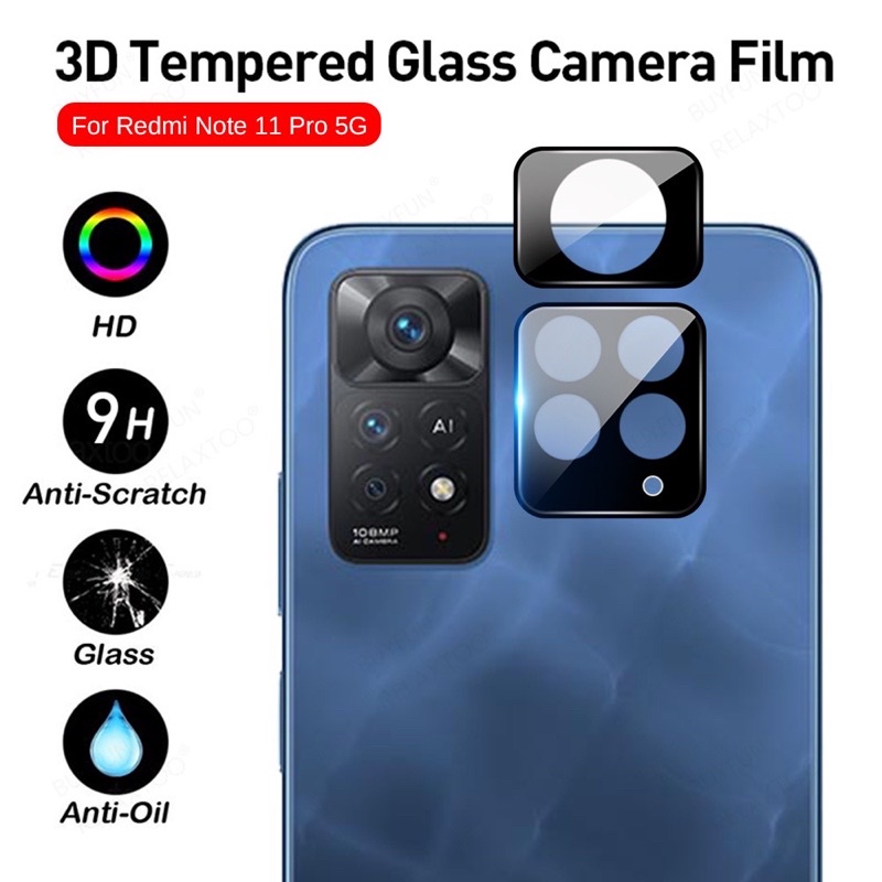 REDMI 10A/REDMI 10C/ NOTE11/NOTE 11 PRO/ NOTE 10/NOTE 10 PRO/NOTE 10S ANTI GORES CAMERA FULL BLACK