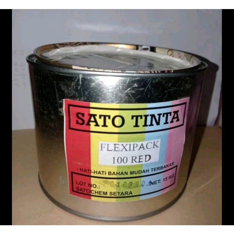 

Tinta Sablon Plastik SATO Flexipack Polymate 1kg