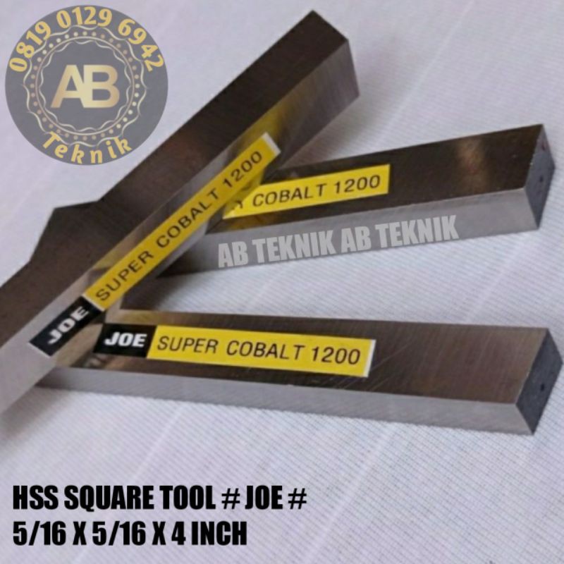 Pahat bubut HSS 5/16 X 4 Inch JOE Super cobalt Mata pisau bubut Mata pahat bubut HSS Square tool