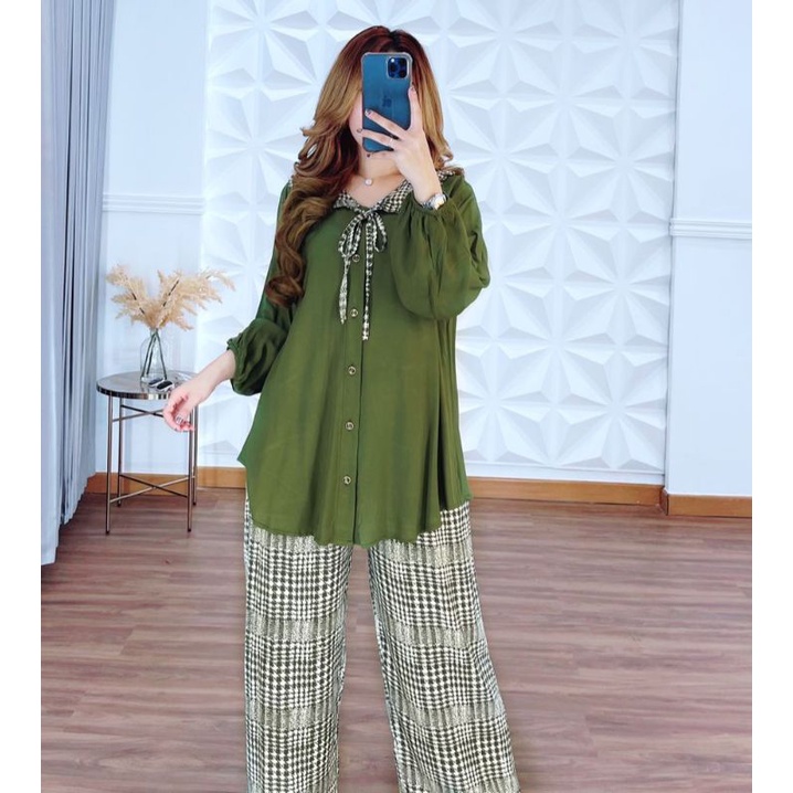 COD// CARINA SET BY DST COLLECTION // SETELAN TERBARU DST-2