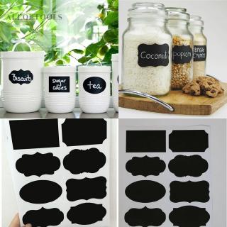 40Pcs Stiker Label Toples Gula Warna  Hitam  untuk Dekorasi  