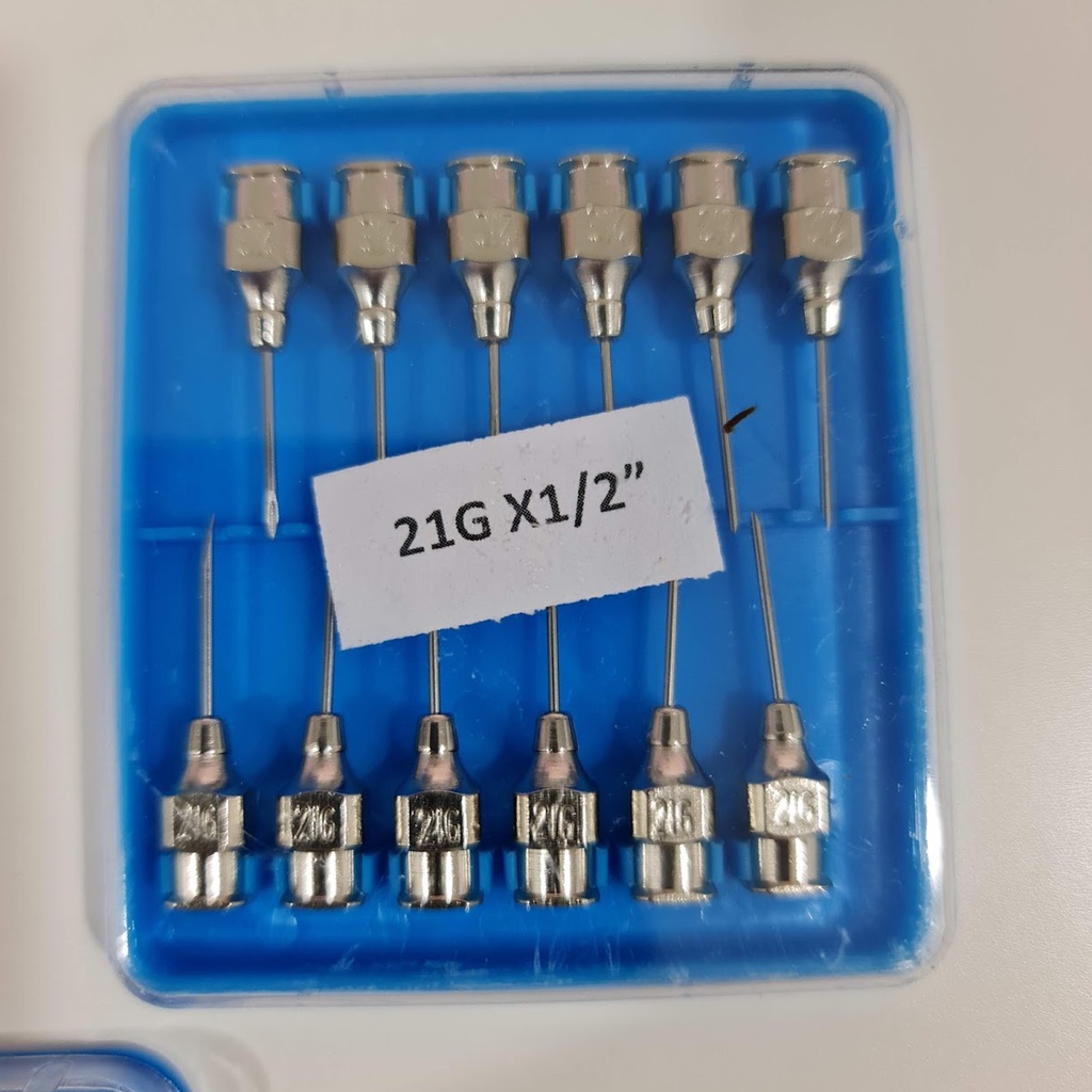 Jarum Suntik Vaksin Unggas Ayam 21G x 1/2 Inch Socorex 0.8 x 15 Mm Ayam Puyuh Kelinci Bebek Ikan